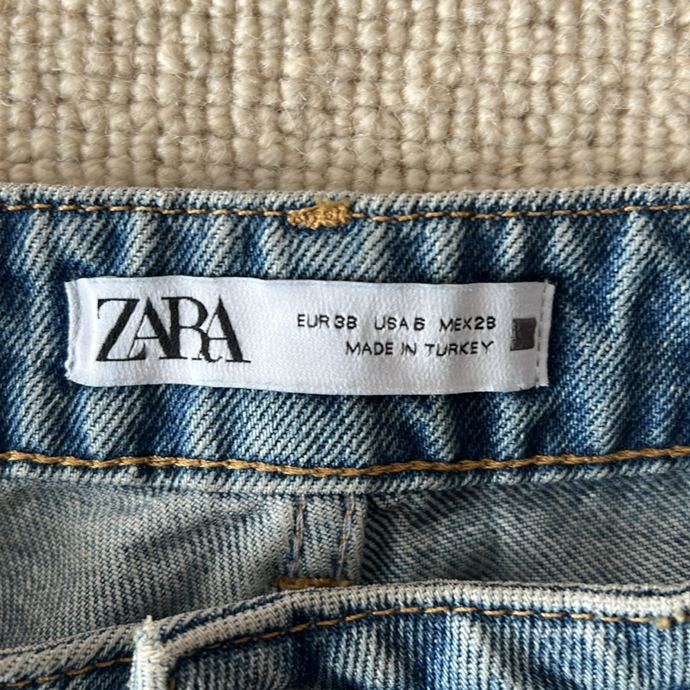 Zara mid rise straight leg jeans - Picture 2 of 6